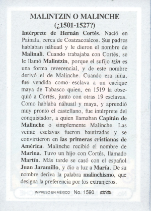 Biografia Malintzin O Malinche Atras